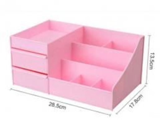 Picture of Lovely Pink Desktop Storage Boxes/ Multipurpose Storage Carbinet