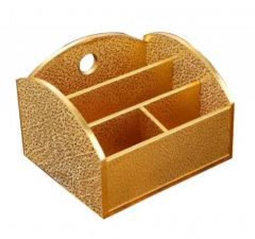 Picture of High-class Desktop Storage Box Small Storage Chest,Golden Cloud