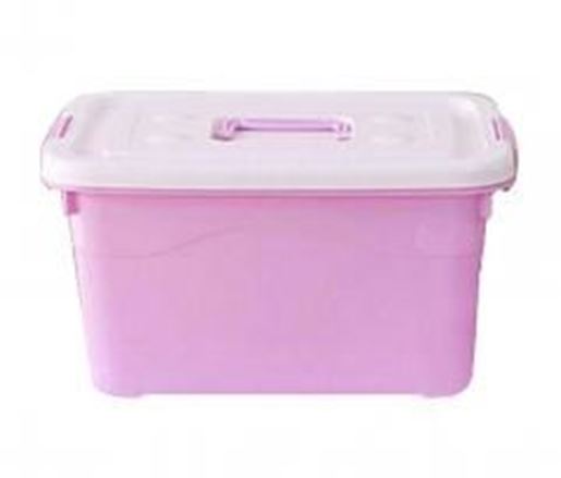 Picture of Lovely Large Capacity Household Storage Box/ Girls Storage Bins, Pink