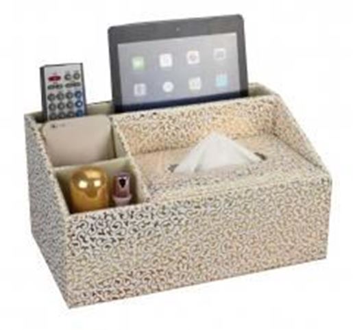 Picture of Elegant Handmade Storage Box/ Multipurpose Tissue box 5 Cells