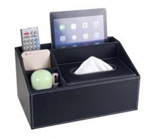 Picture of Multipurpose Storage Box/ High-quality Creative Tissue Box,Black