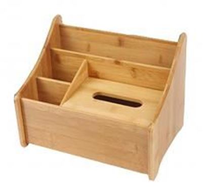 Picture of High-grade Handicraft Desktop Storage Box Receive Container,Natural Color