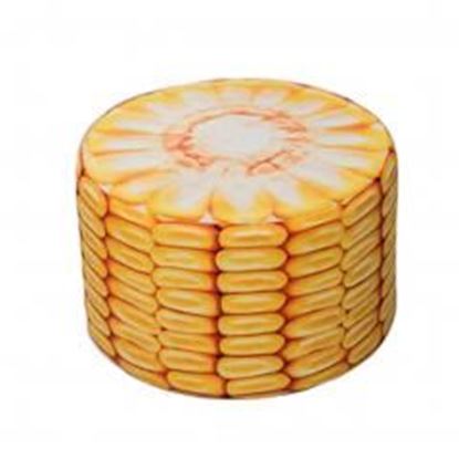 Picture of Household Creative Round Stool Sofa Footrest Stools with Detachable Cover, Corn