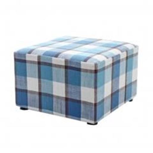 Picture of Fashionable Square Cloth Modern Small Stool Table Stool Sofa Pier Ottoman Stool, B