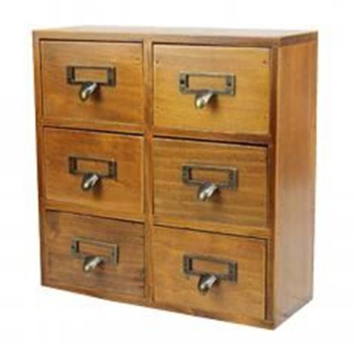 Picture of High-grade Creative Wood Storage Chests Storage Cabinet Receive Container