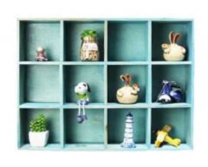 Picture of High-class 12 Drawers Wood Storage Shelves Handmade Storage Rack