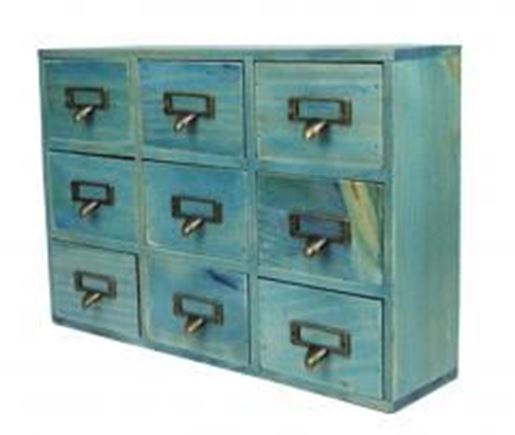 Picture of Lovely Mini Natural Wood Storage Chests Storage Basket Receive Container