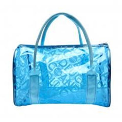 Picture of Beach Bag  Swim Tote Bag Summer blue Candy Color Travel Bag