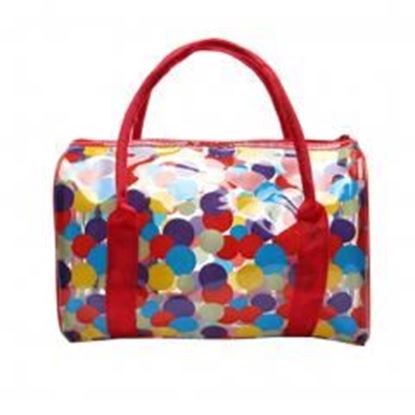 Picture of Colorful Dot Summer Bag Travel Bag Fashion Beach red Swim Handbag