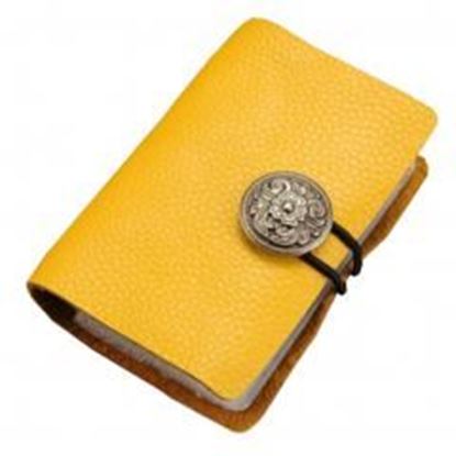 Foto de Vintage Style Credit Card Business Cards Case Wallet Organizer Bag Holder Yellow