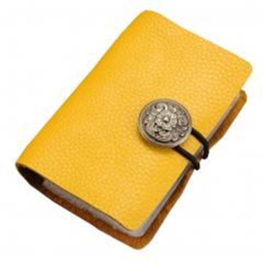 Picture of Vintage Style Credit Card Business Cards Case Wallet Organizer Bag Holder Yellow