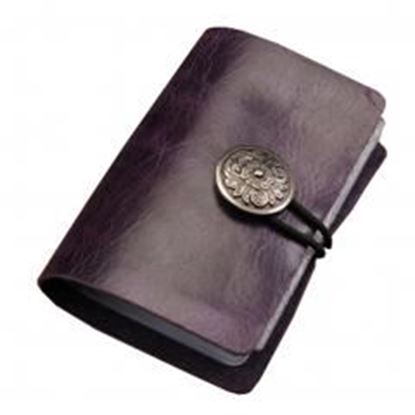 Изображение Vintage Style Credit Card Business Cards Case Wallet Organizer Bag Holder Purple
