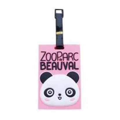 Picture of 2 Pcs Creative Panda Baggage Labels Cute Handbag Tags Claim Tags Baggage Stubs