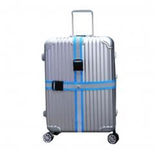 Picture of Reflective Azure Cross Suitcase Baggage Luggage Packing Belt