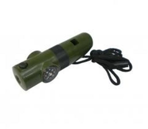 Picture of Seven Syncretic Combination Compass Including Thermometer Flashlight Whistle