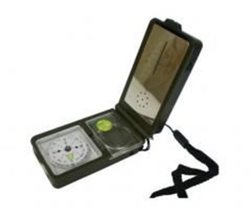 Picture of New Outdoor Equipment Including Compass Temperature Hygrometer