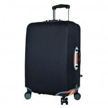 Picture of Decent Black Luggage Protector Beautiful Suitcase Cover Decor