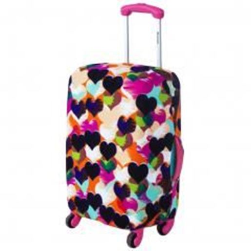 Picture of Fashion Heart Suitcase Cover Decor Travel Luggage Gear