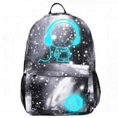 Picture of Trendy Max Galaxy Pattern School Backpack / Pupils Shoulders Bag