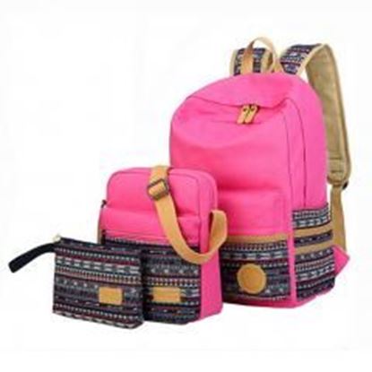 Picture of Pupils Shoulders Bag/Travel School Backpack /Fashion shoulders bagRose Red