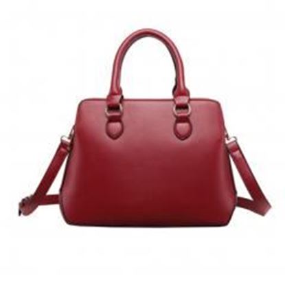 Изображение Women's Perfect Medium Fashion Top Tote Handbag (Wine red)