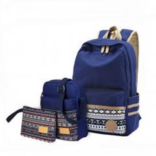 Picture of Fashion shoulders bag /Pupils Shoulders Bag/Travel School BackpackNavy Blue