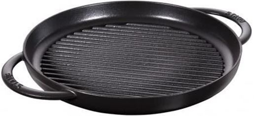 Staub Pure Grill Round 11 3/4" Black 12013023