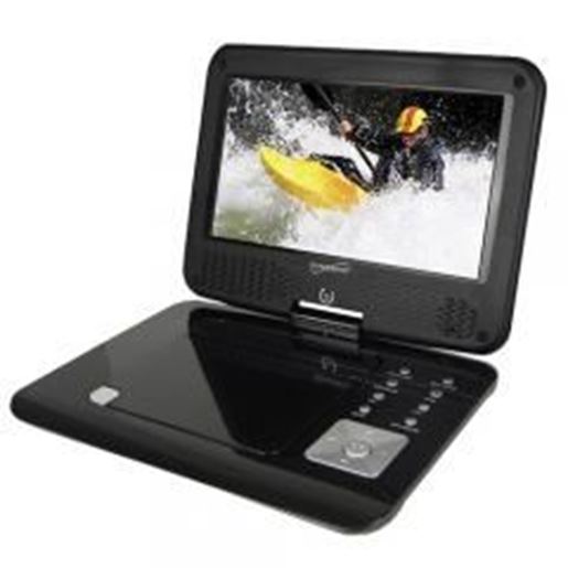 Picture of 7" Portable DVD Player w/Swivel Screen