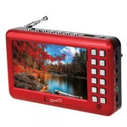 Picture of 4.3" Portable Media Player w/ Voice Amplifier Red