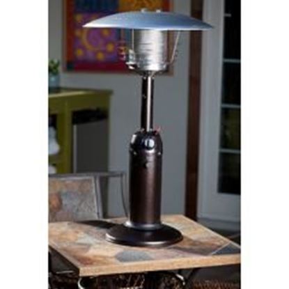 Picture of Hammer Tone Bronze Finish Table Top Patio Heater