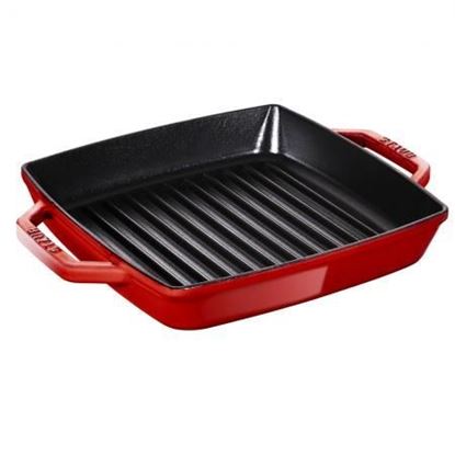 Staub Double Handle Square Grill 9" Cherry 12012306