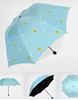 Alien Storehouse Fashion Creative Folding Vinyl Anti-UV Sun/Rain Umbrella Blue