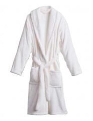 Blancho [White] Women Flannel Bathrobes Ladies Nightgown Soft Robe for Winter