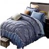 Wukong Paradise Warm Constellation Nanvy Flannel Duvet Cover Set 4PC Queen Size