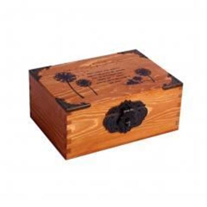 East Majik Wooden Retro Cosmetics Storage Box Jewelry Storage Box With Lock #2