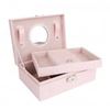 Kylin Express Portable Jewelry Case PU Leather Earrings & Ring Storage Box Traveling Jewelry Box NO.01