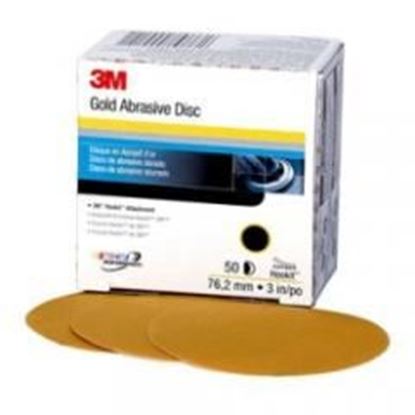 Foto de 3" 3M Hookit Gold Disc, P180C, 50 Discs per Box