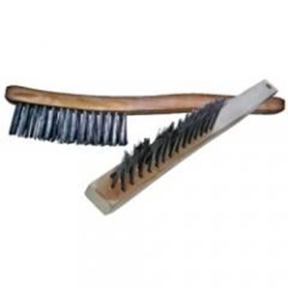 Picture of "V" Wire Brush with Long Handle
