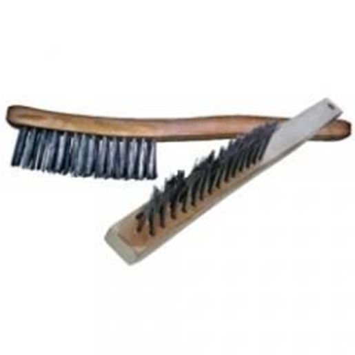 Foto de "V" Wire Brush with Long Handle
