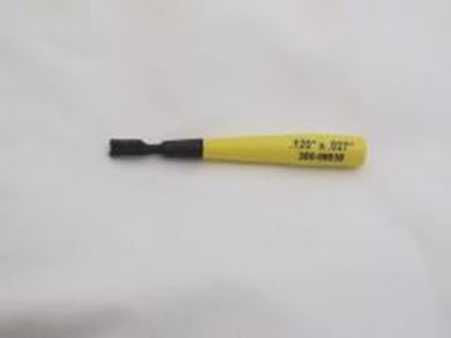 Picture of Female .120 X .027 Yellow Probe for Flex Probe Kit