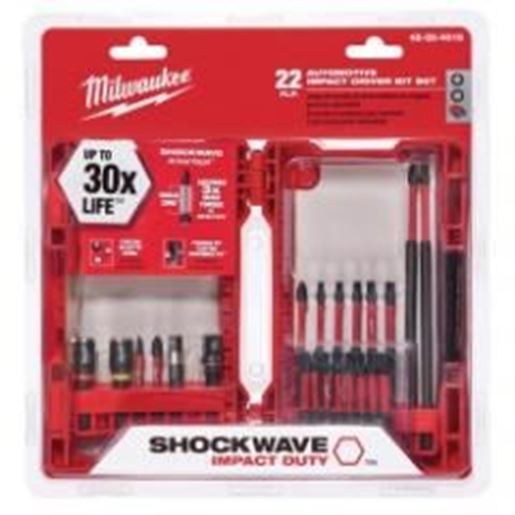 Foto de 22-Piece Automotive Shockwave Impact Driver Bit Set