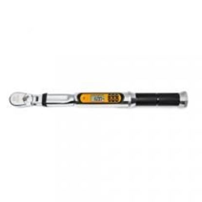 Picture of 3/8" Drive Flex-Head Electronic Torque Wrench w/ Angle 10 - 100 Ft-lb