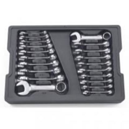 图片 20-Piece SAE/Metric Stubby Wrench Set