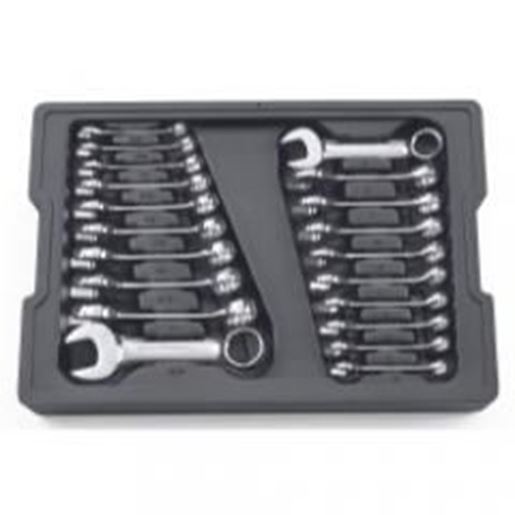 Foto de 20-Piece SAE/Metric Stubby Wrench Set