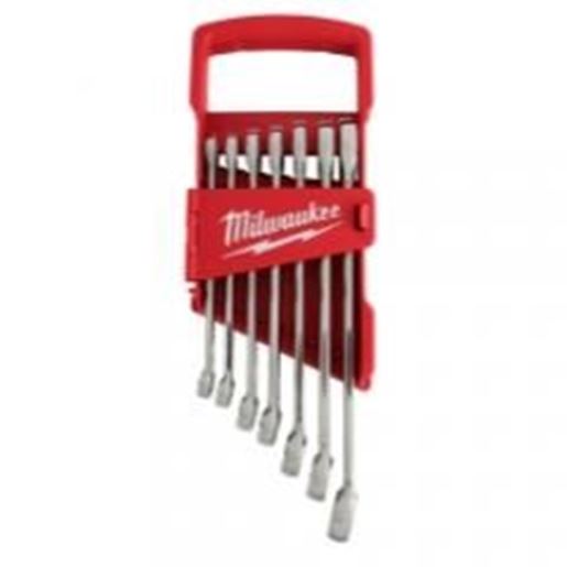 图片 Milwaukee 7-Piece Combination Wrench Set - SAE