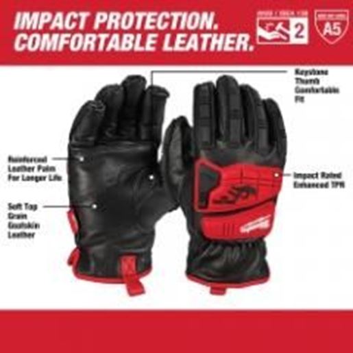 Picture of Impact Cut Level 5 Goatskin Leather Gloves, Large