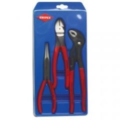 图片 Knipex 3-Piece Plier Set with 10 in. Cobra