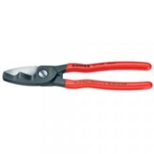 Foto de Knipex 8 in. Battery Cable Shears with Twin Cutting Edge