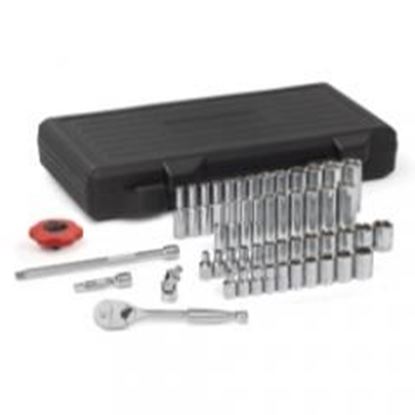 Foto de 51-Piece 1/4" Drive 6 Point SAE/Metric Socket Set