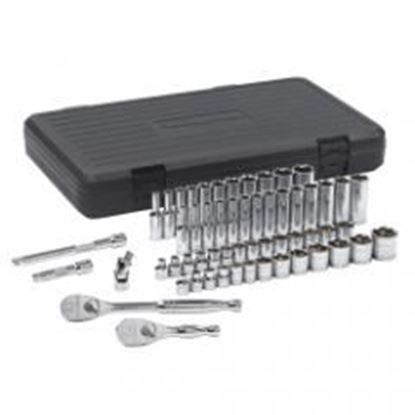 Foto de 57-Piece 3/8" Drive 6 Point SAE/Metric Socket Set